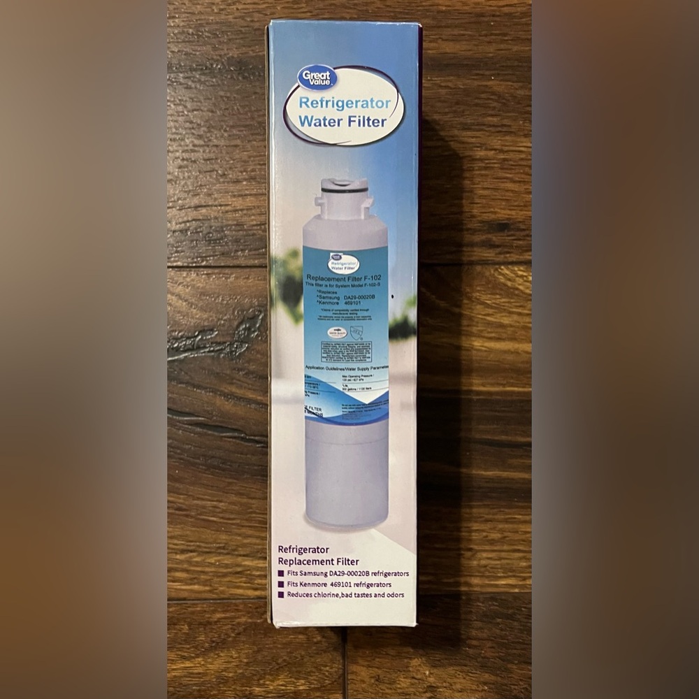 Great Value Water Filter Relplacement for Samsung and Kenmore Refrigerators